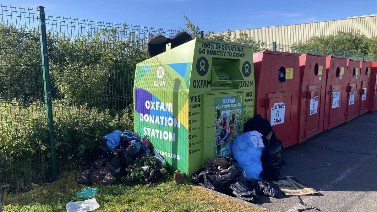 Appeal over dumping at local clothes banks and charity shops
