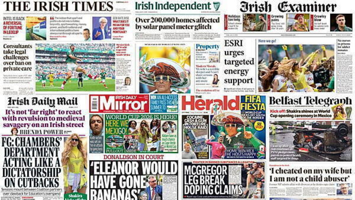 What the papers say: Friday's front pages