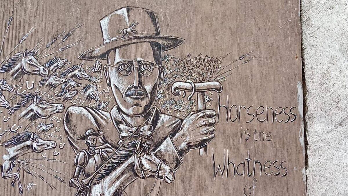 Bloomsday celebrations in North Roscommon with unveiling of new mural