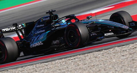 George Russell sets pace in final practice before Barcelona qualifying
