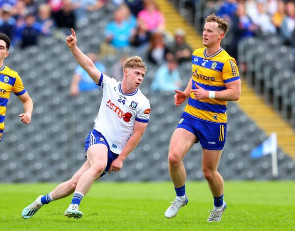 Stephen Mooney celebrates his first-half goal against Roscommon, a score that set his side on the road to victory. Picture: INPHO/Tom O’Hanlon Stephen Mooney celebrates his first-half goal against Roscommon, a score that set his side on the road to victory. Picture: INPHO/Tom O’Hanlon