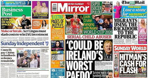 What the papers say: Sunday's front pages