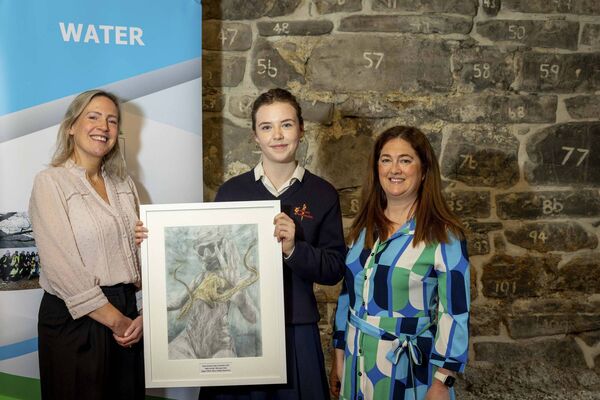 Cathy Baxter, Director of Education and Community Action, Abigail O’Brien, The Mercy College, Roscommon and Reyna Nixon, Customer Strategy and Regulation Manager, Uisce Eireann are pictured at the Green-Schools Secondary Water Conference and Awards in Dublin. Pic: Conor Healy / Picture It Photography Cathy Baxter, Director of Education and Community Action, Abigail O’Brien, The Mercy College, Roscommon and Reyna Nixon, Customer Strategy and Regulation Manager, Uisce Eireann are pictured at the Green-Schools Secondary Water Conference and Awards in Dublin. Pic: Conor Healy / Picture It Photography