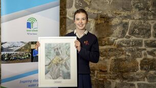 <p>Abigail O’Brien, The Mercy College, Roscommon, is pictured at the Green-Schools Secondary Water Conference and Awards in Dublin. Pic: Conor Healy / Picture It Photography</p> <p>Abigail O’Brien, The Mercy College, Roscommon, is pictured at the Green-Schools Secondary Water Conference and Awards in Dublin. Pic: Conor Healy / Picture It Photography</p>