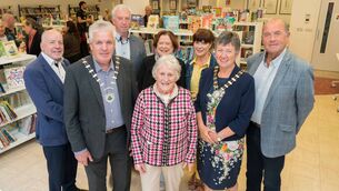 <p>Kathleen Coleman who launched a new poetry festival taking place in St George’s Church, Carrick-on-Shannon on Saturday, June 27th, ‘Between the Lines’, with local representatives. Pic: Gerry Faughnan</p> <p>Kathleen Coleman who launched a new poetry festival taking place in St George’s Church, Carrick-on-Shannon on Saturday, June 27th, ‘Between the Lines’, with local representatives. Pic: Gerry Faughnan</p>
