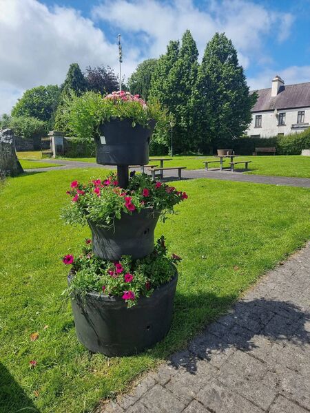 Well done to Elphin Tidy Towns on the lovely planters in town and thank you to JJ, Ronan Glancy and the lads from the CE scheme who transported and positioned them. Well done to Elphin Tidy Towns on the lovely planters in town and thank you to JJ, Ronan Glancy and the lads from the CE scheme who transported and positioned them.