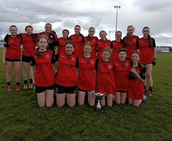 Glinsk U-15 girls Division 4 Feile Winners 2026: Back - K.Connelly, R.O'Mahoney, I.O'Boyle, H.Curley,A.McDermott, L.Devaney, L.O'Toole, N.Ogilvie, E.Kerrane, K.Devaney. Front - B.Brennan, C.Byrnes, A.Mannion, A.Gannon, K. Kerrane, L.Fahy. Pic: Larry Cunningham PRO Glinsk LGFA Glinsk U-15 girls Division 4 Feile Winners 2026: Back - K.Connelly, R.O'Mahoney, I.O'Boyle, H.Curley,A.McDermott, L.Devaney, L.O'Toole, N.Ogilvie, E.Kerrane, K.Devaney. Front - B.Brennan, C.Byrnes, A.Mannion, A.Gannon, K. Kerrane, L.Fahy. Pic: Larry Cunningham PRO Glinsk LGFA