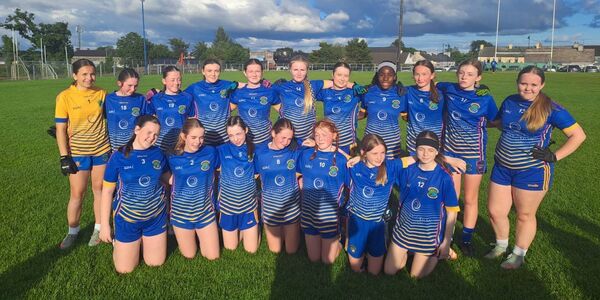The Clann na nGael U-14 girls' football panel that won Friday evening's Division 4A League final at Nash Park, Frenchpark. The Clann na nGael U-14 girls' football panel that won Friday evening's Division 4A League final at Nash Park, Frenchpark.