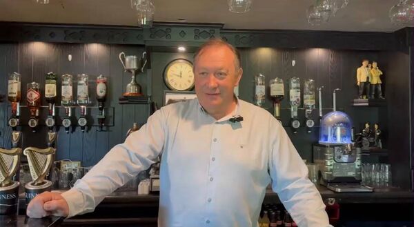 Third generation publican Dónal Rattigan. Third generation publican Dónal Rattigan.