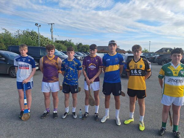 The competitors that took part in the U-16 Poc Fada competition at Knockroghery. 