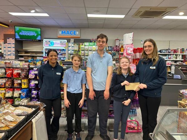 Dermot Lyons, Mace, Castlerea made a donation along with treats for the athletes from St. Michael's school who competed at the Special Olympics National Games over the weekend.
