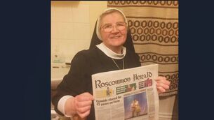 <p>Sr. Elizabeth spent seventy years in London but never lost touch with her Roscommon roots, buying the Roscommon Herald ever week.</p>