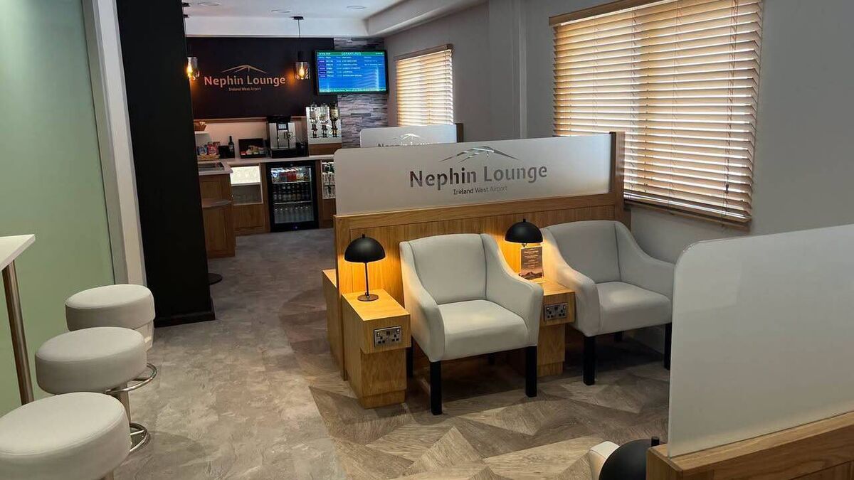 'Lounge' around at Ireland West Airport before takeoff