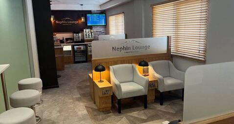 'Lounge' around at Ireland West Airport before takeoff
