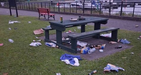 Outrage over littering at County Roscommon amenity area