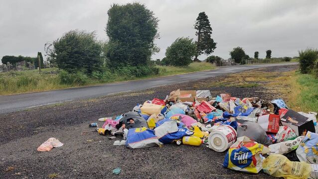 <p>Anger over fly tipping in Moore, South Roscommon. </p>