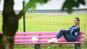 <p>TIME TO CHILL: Roscommon defender Ella Thompson relaxing in Ballintubber last week ahead of Sunday's All-Ireland intermediate ladies' football championship quarter-final against Leitrim in Carrick-on-Shannon. </p>