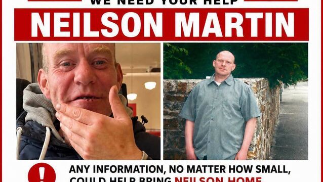 <p>Neilson Martin has been missing from his home for over a week.</p>