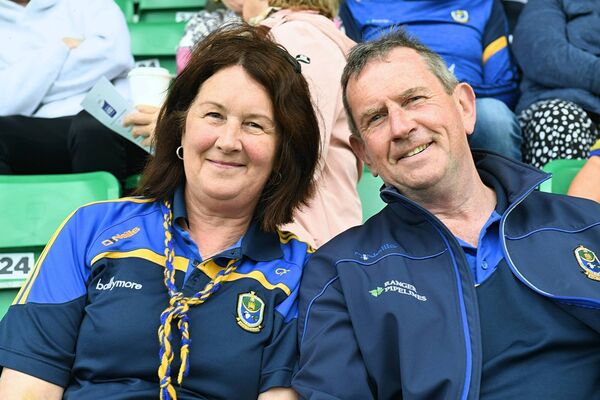 Pauline and Odran Feely were supporting the Roscommon intermediate ladies' footballers against Leitrim in Carrick-on-Shannon on Sunday last. Pic: Gerard O'Loughlin Pauline and Odran Feely were supporting the Roscommon intermediate ladies' footballers against Leitrim in Carrick-on-Shannon on Sunday last. Pic: Gerard O'Loughlin