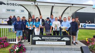 <p>There were five Connacht titles on display at Roscommon Racecourse on Tuesday last. Picture: Roscommon Racecourse</p>