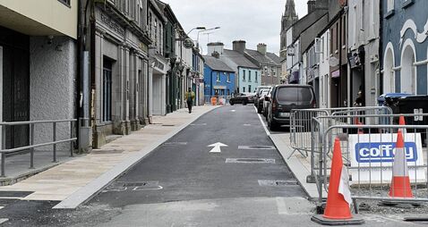 Reopening of Roscommon Town street welcomed 