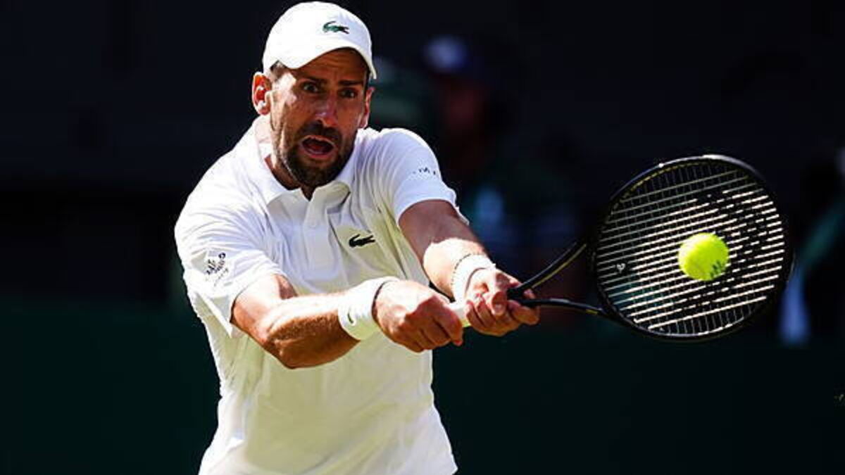 Novak Djokovic recovers from poor third set to continue Wimbledon title bid