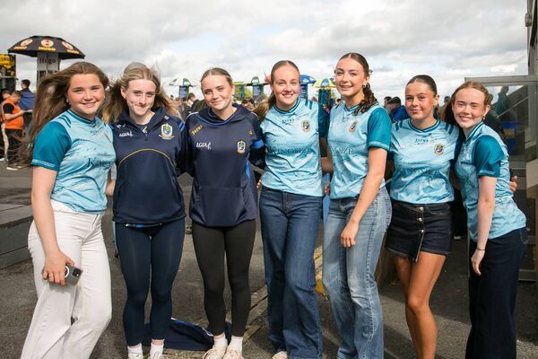 Pictured at Roscommon Racecourse last week were members of the Roscommon U-16 LGFA panel, who will take on Laois in the All-Ireland Final. Included are (l-r): Katie O'Connor, Saoirse Scott, Clodagh Finneran, Sarah Dixon, Katie Cannings, Abbie McGlynn and Lily Callaghan. Pic: Michelle Hughes Walsh Pictured at Roscommon Racecourse last week were members of the Roscommon U-16 LGFA panel, who will take on Laois in the All-Ireland Final. Included are (l-r): Katie O'Connor, Saoirse Scott, Clodagh Finneran, Sarah Dixon, Katie Cannings, Abbie McGlynn and Lily Callaghan. Pic: Michelle Hughes Walsh