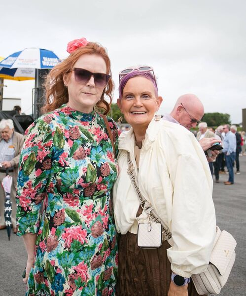 Pictured at the Roscommon Races on Monday evening were Karen McDonnell and Deirdre Banahan. Pictured at the Roscommon Races on Monday evening were Karen McDonnell and Deirdre Banahan.