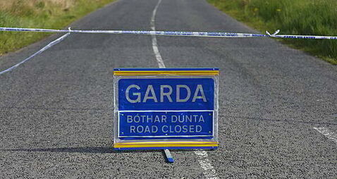 Gardaí at scene of hit-and-run involving a stolen jeep in Carlow