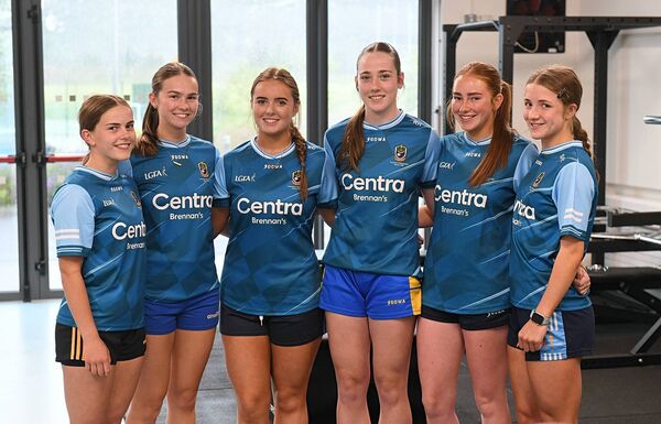 SMILES ALL ROUND: Sarah Reilly, Gemma Casey, Elizabeth Coyle, Rachel Higgins, Charlotte Trautt and Sarah Jane O’Connor are in fine form ahead of Roscommon minor ladies' footballers' All Ireland Minor A semi-final with Down. Picture: Gerard O'Loughlin. SMILES ALL ROUND: Sarah Reilly, Gemma Casey, Elizabeth Coyle, Rachel Higgins, Charlotte Trautt and Sarah Jane O’Connor are in fine form ahead of Roscommon minor ladies' footballers' All Ireland Minor A semi-final with Down. Picture: Gerard O'Loughlin.
