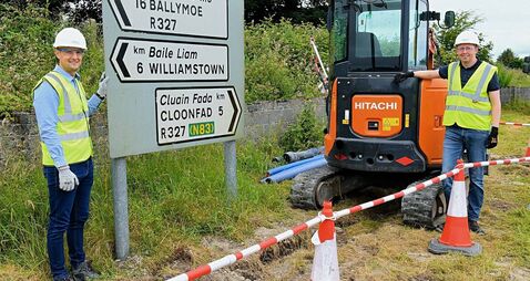 5km water main upgrade underway in West Roscommon