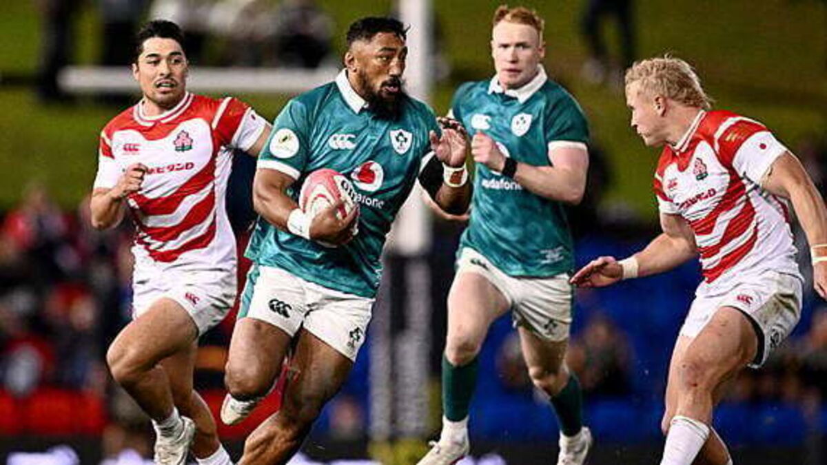 Sean Jansen scores on debut as Ireland secure bonus-point win over Japan