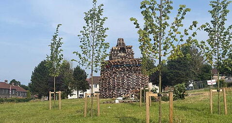 Man dies after accident at bonfire site in Belfast