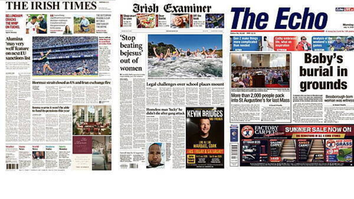 What the papers say: Monday's front pages