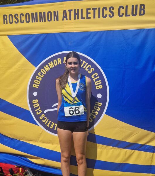 Emily Gately of Roscommon AC. Emily Gately of Roscommon AC.