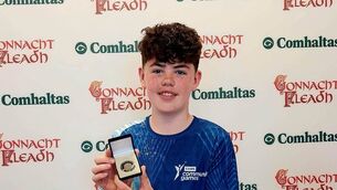 <p>Henry Gunn, winner of the 12-15 storytelling competition at the Connacht Fleadh 2026.</p> <p>Henry Gunn, winner of the 12-15 storytelling competition at the Connacht Fleadh 2026.</p>