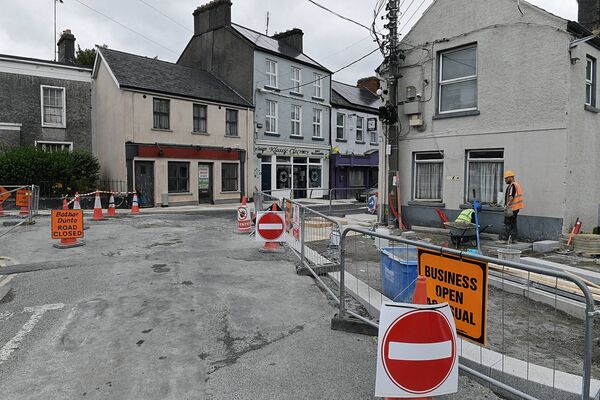 Part of the street is now open and it's business as usual. Pic: Gerard O'Loughlin Part of the street is now open and it's business as usual. Pic: Gerard O'Loughlin