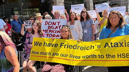 HSE urged to ‘think past price’ in protest over drug for Friedreich’s Ataxia