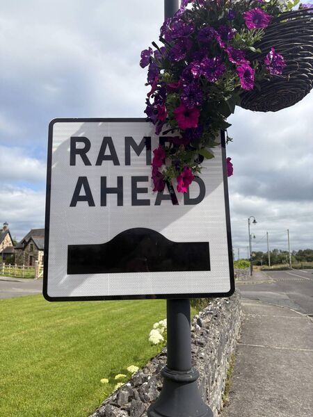 Roscommon County Council has installed two small ramps in Cootehall in an effort to slow traffic. Roscommon County Council has installed two small ramps in Cootehall in an effort to slow traffic.