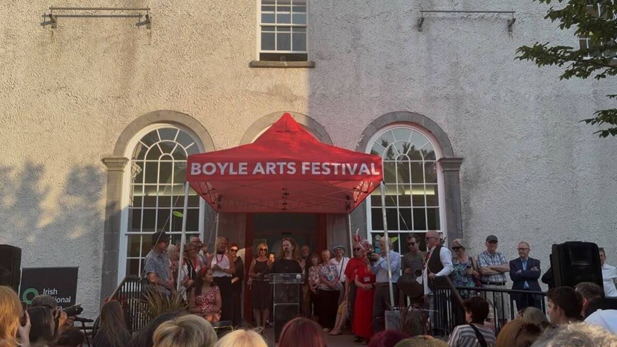 WATCH: Singer Mary Coughlan says 'it's a pure joy to be in Boyle' as she opens town's arts festival 