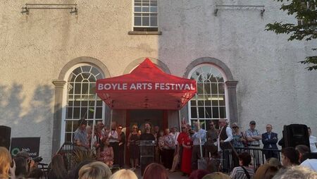 WATCH: Singer Mary Coughlan says 'it's a pure joy to be in Boyle' as she opens town's arts festival 