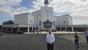 <p>Knock Parish Priest and Shrine Rector, Fr Richard Gibbons outside the Basilica.</p> <p>Knock Parish Priest and Shrine Rector, Fr Richard Gibbons outside the Basilica.</p>