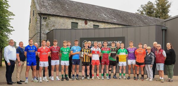 Teams and club officials from this year's Hodson Bay Group Roscommon Senior Football Championship with county board officials and Tim Hayes, Managing Director, and Johnny Connaughton, General Manager, Hodson Bay Group, sponsor, at the launch of this year's local football championships at Strokestown Park House and The Irish National Famine Museum. Picture: Bernie O'Farrell Teams and club officials from this year's Hodson Bay Group Roscommon Senior Football Championship with county board officials and Tim Hayes, Managing Director, and Johnny Connaughton, General Manager, Hodson Bay Group, sponsor, at the launch of this year's local football championships at Strokestown Park House and The Irish National Famine Museum. Picture: Bernie O'Farrell