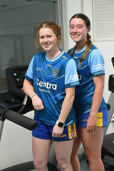 Roscommon captain Shauna McGrath (left), alongside vice-captain Laura McSharry, is hoping to help Roscommon upset the odds once more and defeat Cork in Saturday's All-Ireland Minor A final. Picture: Gerard O'Loughlin.