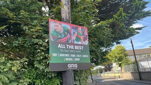 <p>OUR VERY OWN: A poster outside The Barracks wishing the Ballaghaderreen contingent well ahead of Sunday. </p> <p>OUR VERY OWN: A poster outside The Barracks wishing the Ballaghaderreen contingent well ahead of Sunday. </p>