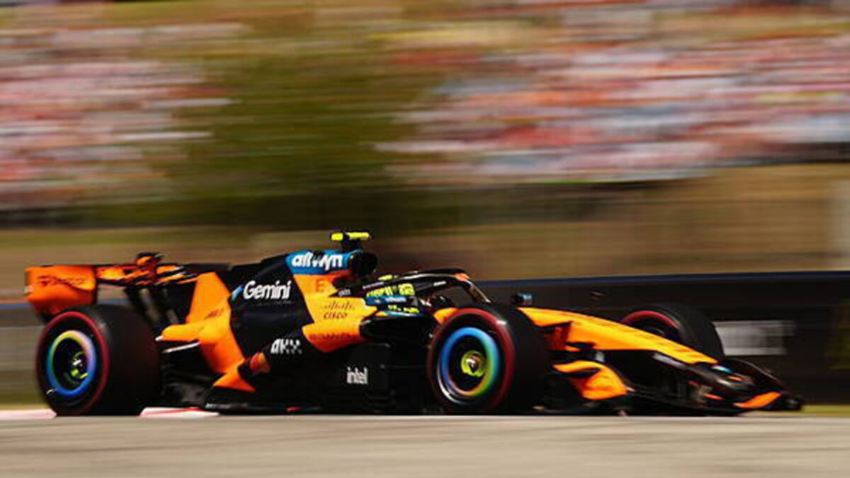 Lando Norris leads the way in final practice in Hungary