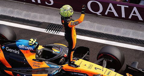 Lando Norris pips Lewis Hamilton to Hungary pole as Mercedes duo struggle