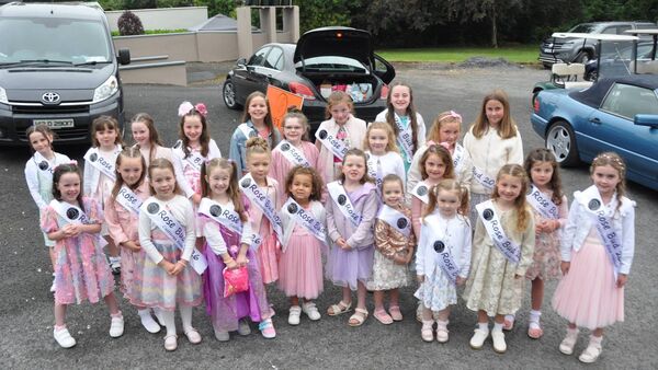 Rose Buds participating in Castlerea Rose Festival's opening parade ahead of the Rose of Castlerea selection night. Pic: Liam Reynolds Rose Buds participating in Castlerea Rose Festival's opening parade ahead of the Rose of Castlerea selection night. Pic: Liam Reynolds