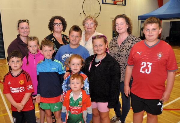 Some of the extended Kelly-Henry family pictured at the Food Fair at The Hub in Castlerea as part of the Rose of Castlerea Festival. Pic: Liam Reynolds Some of the extended Kelly-Henry family pictured at the Food Fair at The Hub in Castlerea as part of the Rose of Castlerea Festival. Pic: Liam Reynolds