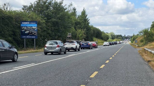 Motorists warned of long traffic tailbacks